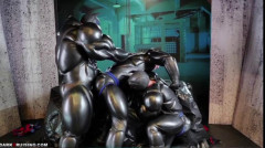Superhero gay puppies' orgy | Download from Files Monster