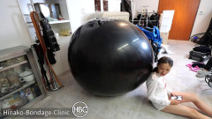 Big Balloon Party Male and Female Both Take Turns Getting Inside Big Balloon