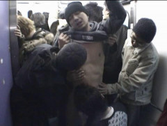 Crazy guys on the express trains