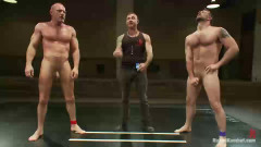 Two HOT Muscle Men Duke it Out