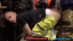 4 Greasy Monkey's Use Slut's Hole and Leave Him