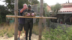 Breastsinpain Outdoor Breast Training for Titslave Eva