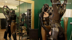 Rubber Pervs - Rubber Pony Play the stallion got saddled up and milked...
