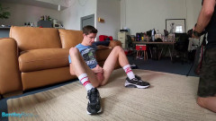 BenleyRace - A close up look at Brads cheeky nude photoshoot