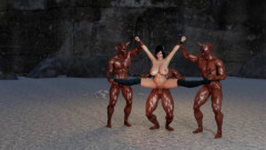 Devilish Gangbang For Flesh Hole Princess