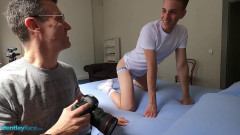 Behind the scenes at Connor Peters first shoot