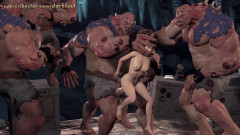 Tomb Raider: Pervert Gangbang With Gigant Monsters
