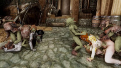 Hot Princesses Punished & Gangbanged By Goblins