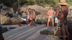 Heloa green fucked at the beach monster cock dap, anal