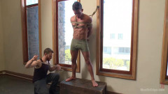 German Hunk Suspended and Edged