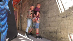 Muscle Stud is Shackled & Flogged in the Streets for SF Pride Weekend