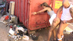 Hardcore outdoor sessiom with a beautiful German babe