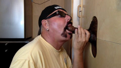 Gloryhole Hookups  Black Dick Gloryhole Suck Off