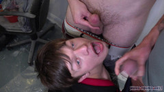 Hung Young Brit - Bareback Threesome Ravaged Subservient Desperate Bottom