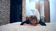 Satisfied housewife