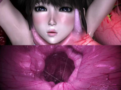 Little Ballerina orgasm from the monster