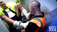 Scottxxx - Chester & Tyrone Davy - Public Bog Tradies