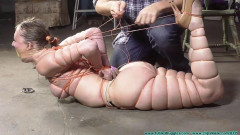 Ophelia K's Training - Tight Twine Hogtie - Part 3