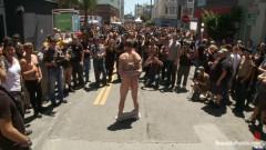 Cody Allen Bound in Public