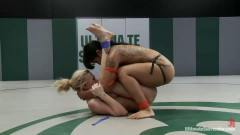 Sin makes the Dragon orgasm on the mat Still gets her ass kick