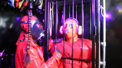 Hard Rubber Bondage and Serious Kit Milking