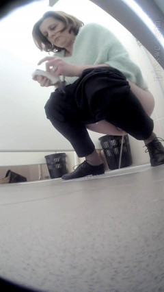 Hidden camera in the student toilet part 238 (2018)