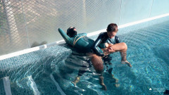 Underwater Latex Struggle