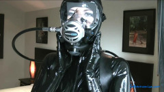 Bondage, predicament and domination for hot girl in latex Full HD 1080p