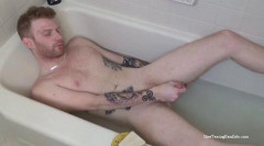 SlowTeasingHandJobs Liam - Bath Tub Solo