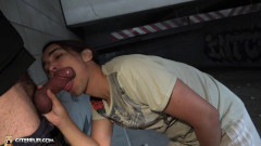 Arab thug Kad puts his cum on an obedient bottom's face
