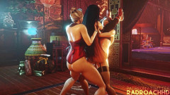 Tifa Gets it in Both Holes
