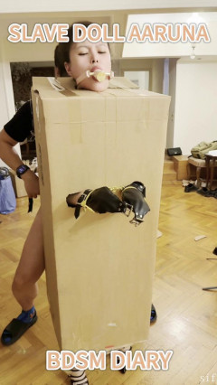 ChineseAmateur - Slave Doll Aaruna - Bdsm Diary - Cardboard Box