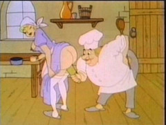 Sweet eroticism in the cartoons