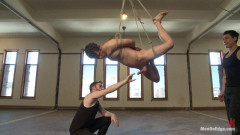 Straight boy next door is nervous about getting edged by two guys