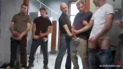 Two boys get used and abused in a public restroom