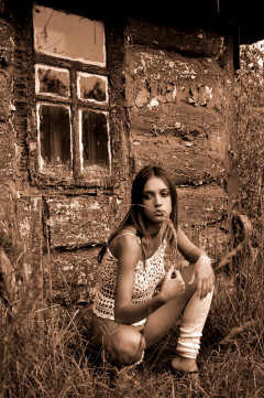 Alessandra D - Autumn Leaf - by Pasha