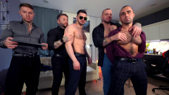 Damien Blake and friends get hot naked and cum on cam part 1