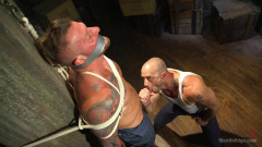 Bound Beefcake Gets Edged to the Max!