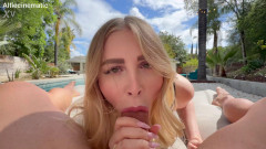 My perspective featuring the alluring blonde, Madison Anez | Download from Files Monster