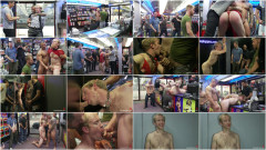 Two studs drag businessman into porn shop and strip his manhood! | Download from Files Monster