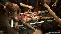 Wax and Gang Bang a Muscled Stud with a Fat Cock | Download from Files Monster