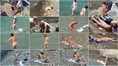 Nudist girls expose bodies at the beach | Download from Files Monster