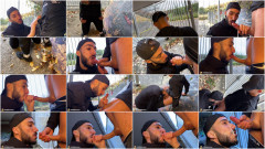 CTB-Gay Arab Cocksucker Drains Hung Thugs Big Dick in Parking Lot Hookup | Download from Files Monster