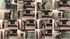 Bondage, predicament and torture for sexy girl in latex HD 1080p | Download from Files Monster