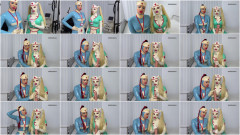 Lola Noir - Cock worship by two latex nurses | Download from Files Monster