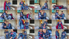 Superman and captain america get frisky in this rough muscle | Download from Files Monster