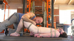 Bound Gym Whore Gets The Cum Fucked Right Out Of His Uncut Cock | Download from Files Monster