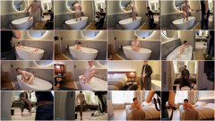 BentleyRace BTS Brad Hunter soaping up in the bath | Download from Files Monster