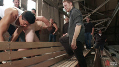 Hazing the brand new boy in front of a crowd - CMNM style | Download from Files Monster