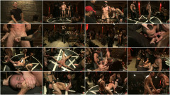 Horny Crowd Torments Bound Muscled Stud for BIP's Pre-Halloween Party | Download from Files Monster